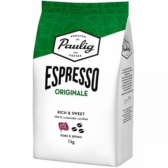 Кофе "Paulig" Espresso Originale, 1000 гр. зерновой